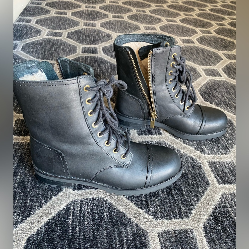 Kilmer Waterproof Lace Up Combat Boots